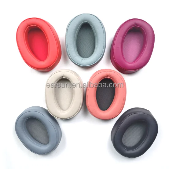 

Free Shipping Replacement Earpads Ear Pads Cushion with Protein Leather for MDR-100ABN WH-H900N Headphone Headset, Black/red/green/blue/rose red/dark grey/orange/champagne gold
