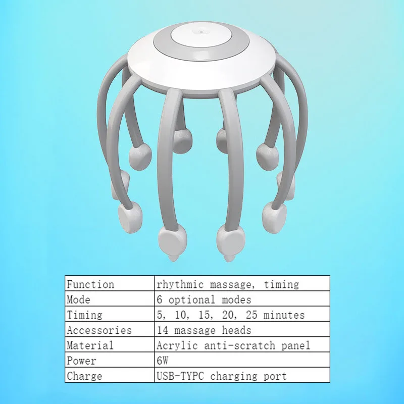 

New wireless electric head massager music massager head therapy machine, As shwon