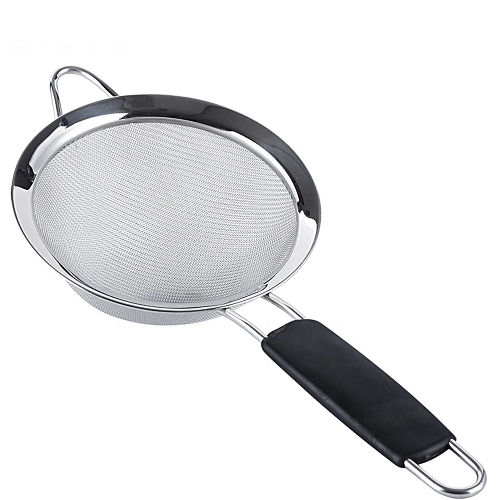 

Set of 3 Fine Mesh Sieve Stainless Steel Strainers, Customized