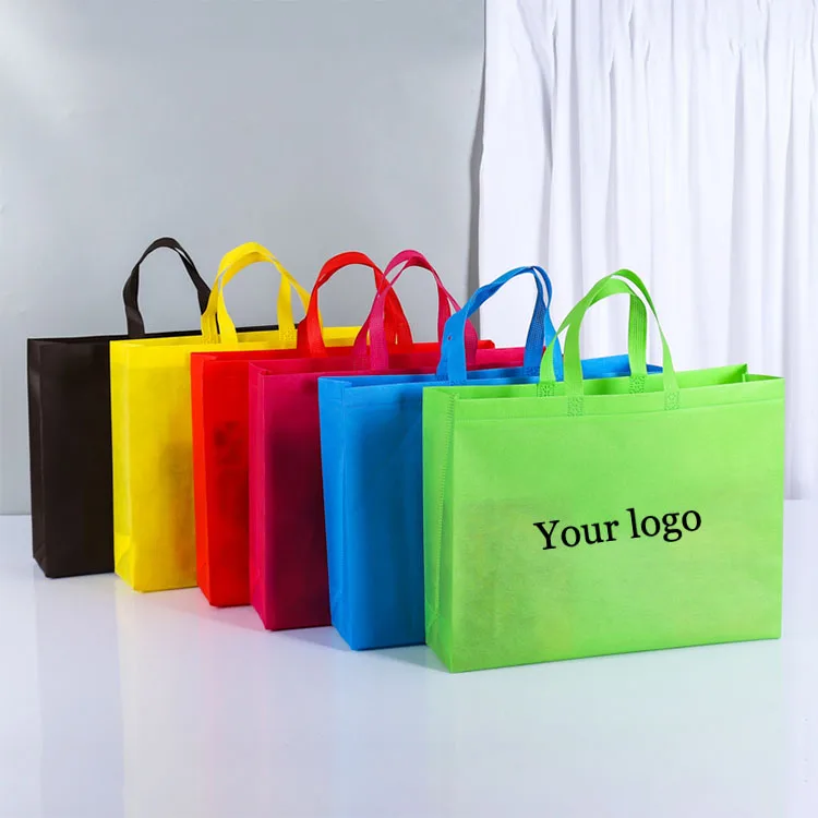 

Wholesale Tote Non Woven Bag With Custom Logo Promotional Shopping Reusable Bag, Customized