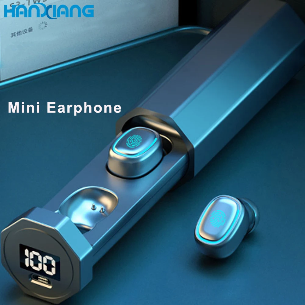 

2021 Technology Accessories Best Sellers in USA Headphone Hot Wireless Binaural Touch Control Earphone Mini Headset, Black;white;pink;blue