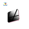 mini size customized logo quality powerbank LCD display LED 10000mAh full screen power bank with 2 USB outputs