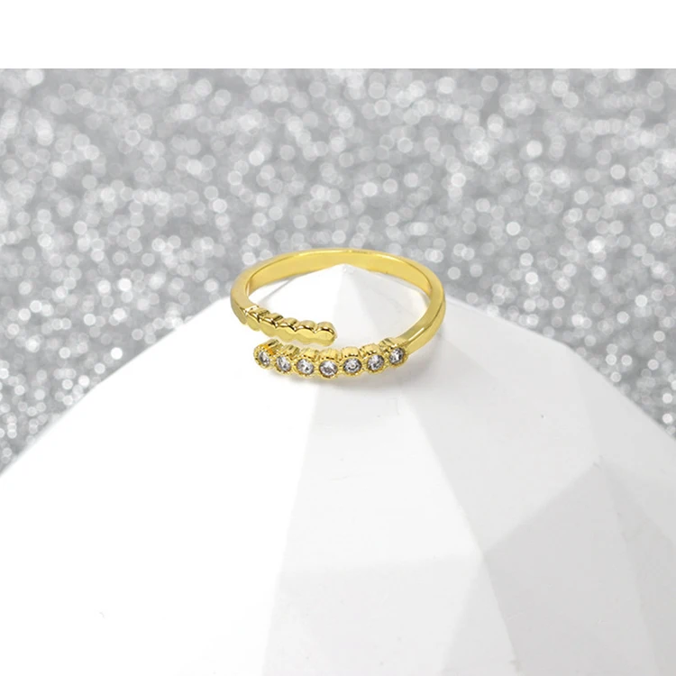 

18k women rings fashion jewelry creative opening rings women jewelry, Picture shows