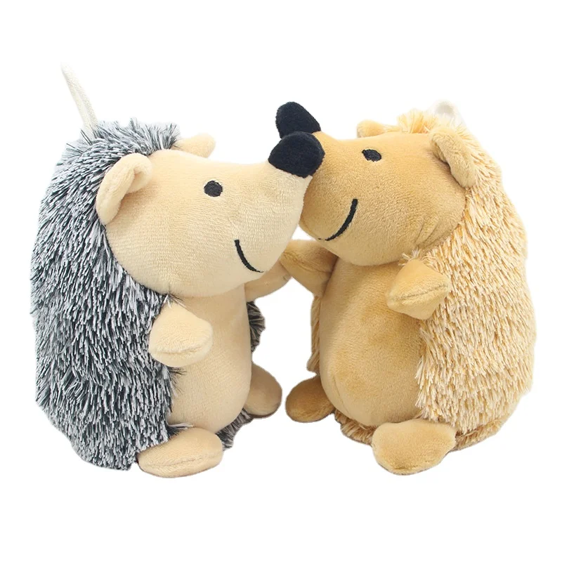 

Hot Selling Pet Puzzle Chew Toy Cartoon Plush Hedgehog Dog Squeaky Toy, Picture