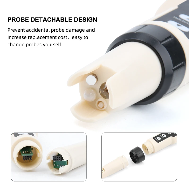 Máy Kiểm Tra Nồng Độ Ion Hydro Kỹ Thuật Số Máy Đo Nước 4 Trong 1 H2 0-2400ppb Cho Bể Cá, Bể Bơi, Nước Uống