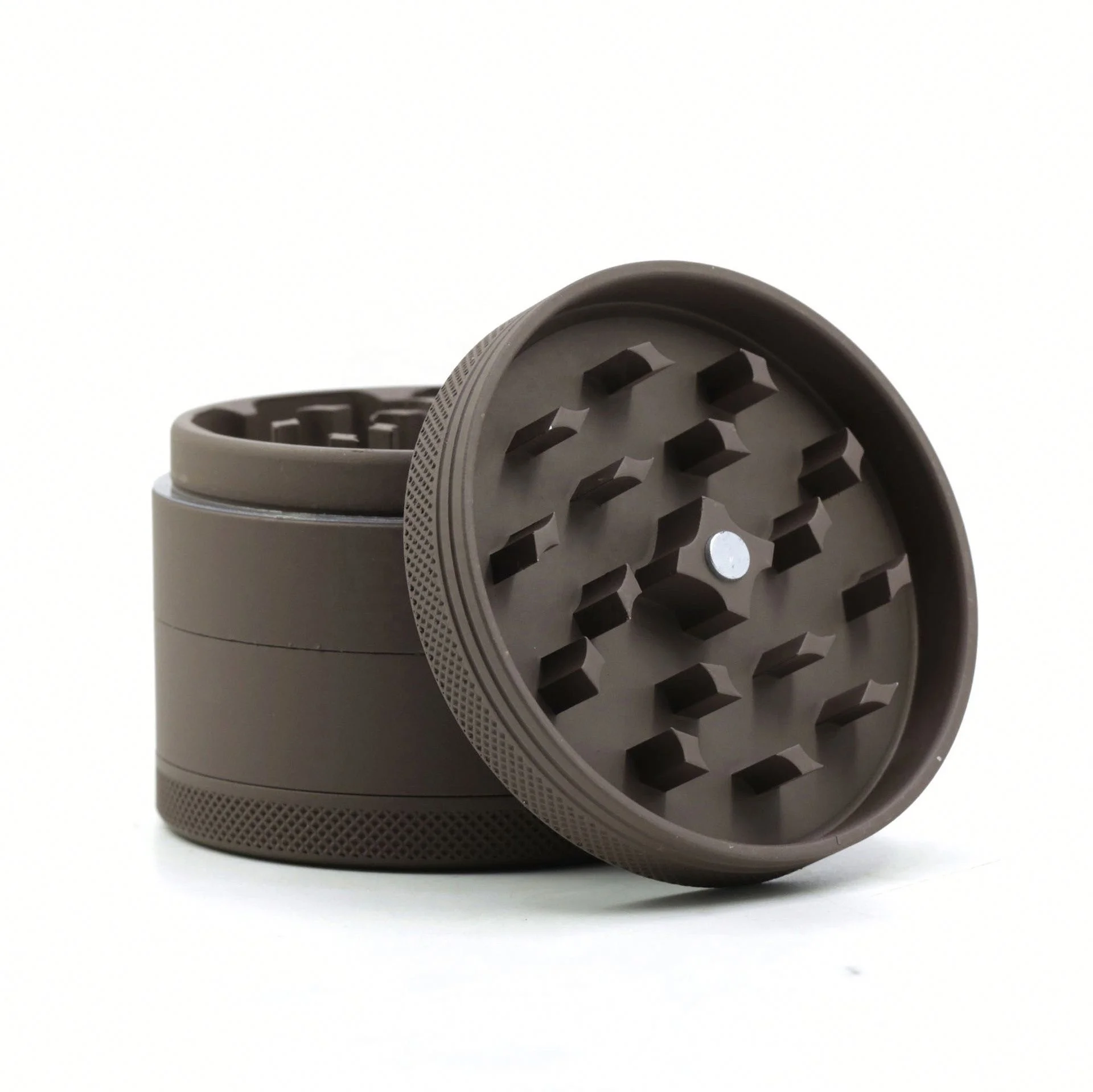 

Wholesale 6 Colors Aluminum Alloy Multicolor Rubber Paint Smoke Grinder Dry Herb Tobacco Grinder, Picture