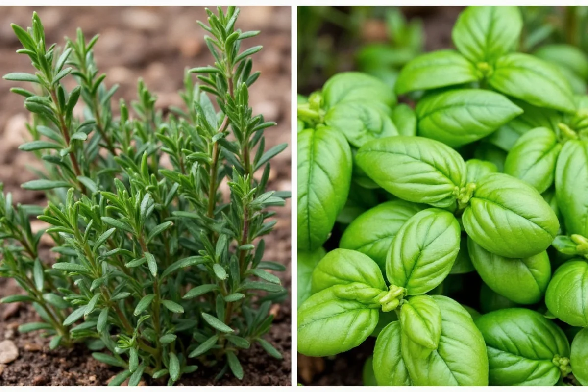 can you plant rosemary and basil together