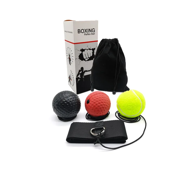 

Hot selling fitness training High Speed Punching Ball Bearing Reflex Boxing Ball, Black