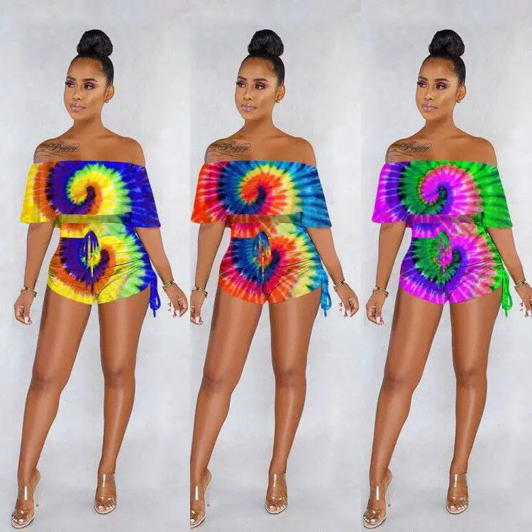 

Women's 2021 fashion stitching collar collar casual sports Jumpsuit