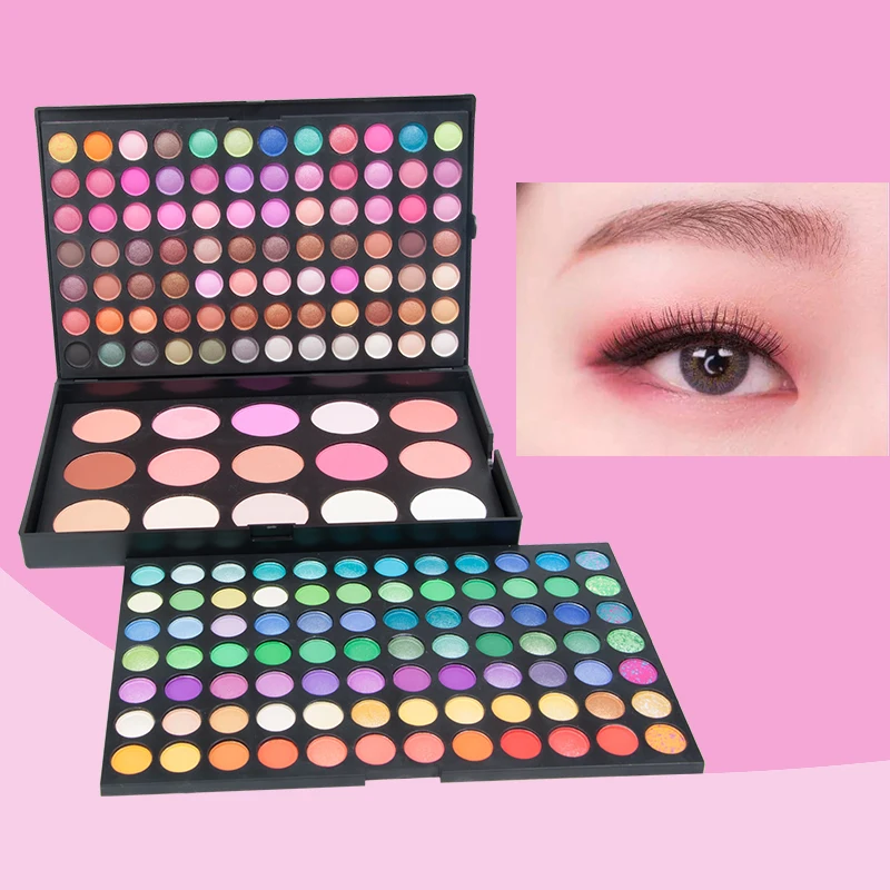 
Hot Selling 183 Color Makeup Set Professional Eyeshadow Palette Powder Blush Contour Cosmetics Kit Natural Maquillaje Makeup Kit 