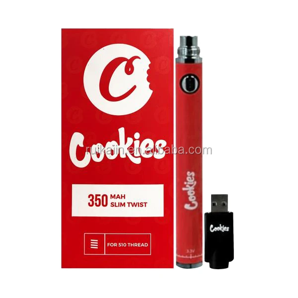 
cookies slim twist battery red vape cart battery cookies 