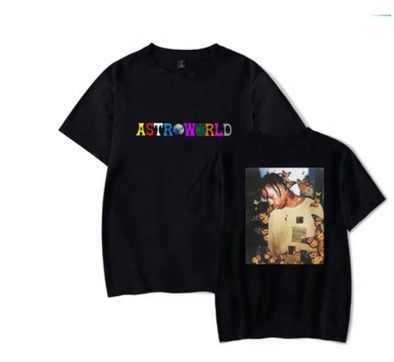 

Summer Man T shirt O-Neck Printed Short Astroworld Top Tees