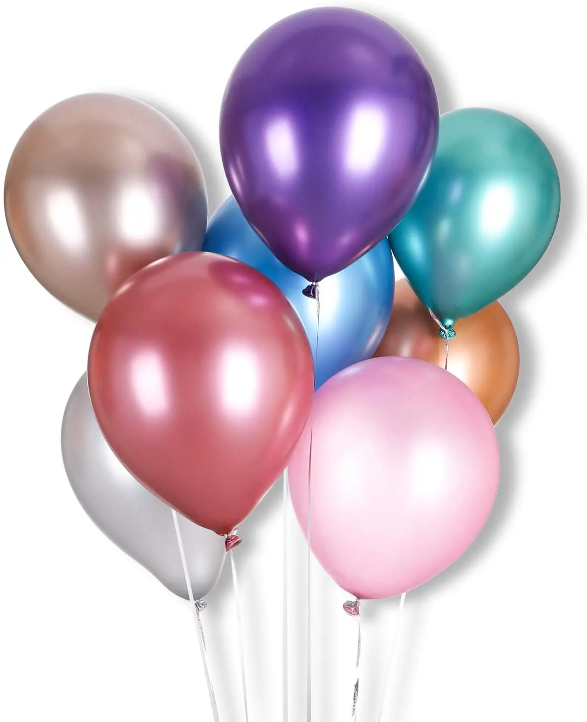 Shunli Cheap Wholesale Metalicos Globos Birthday Decoration Chrome
