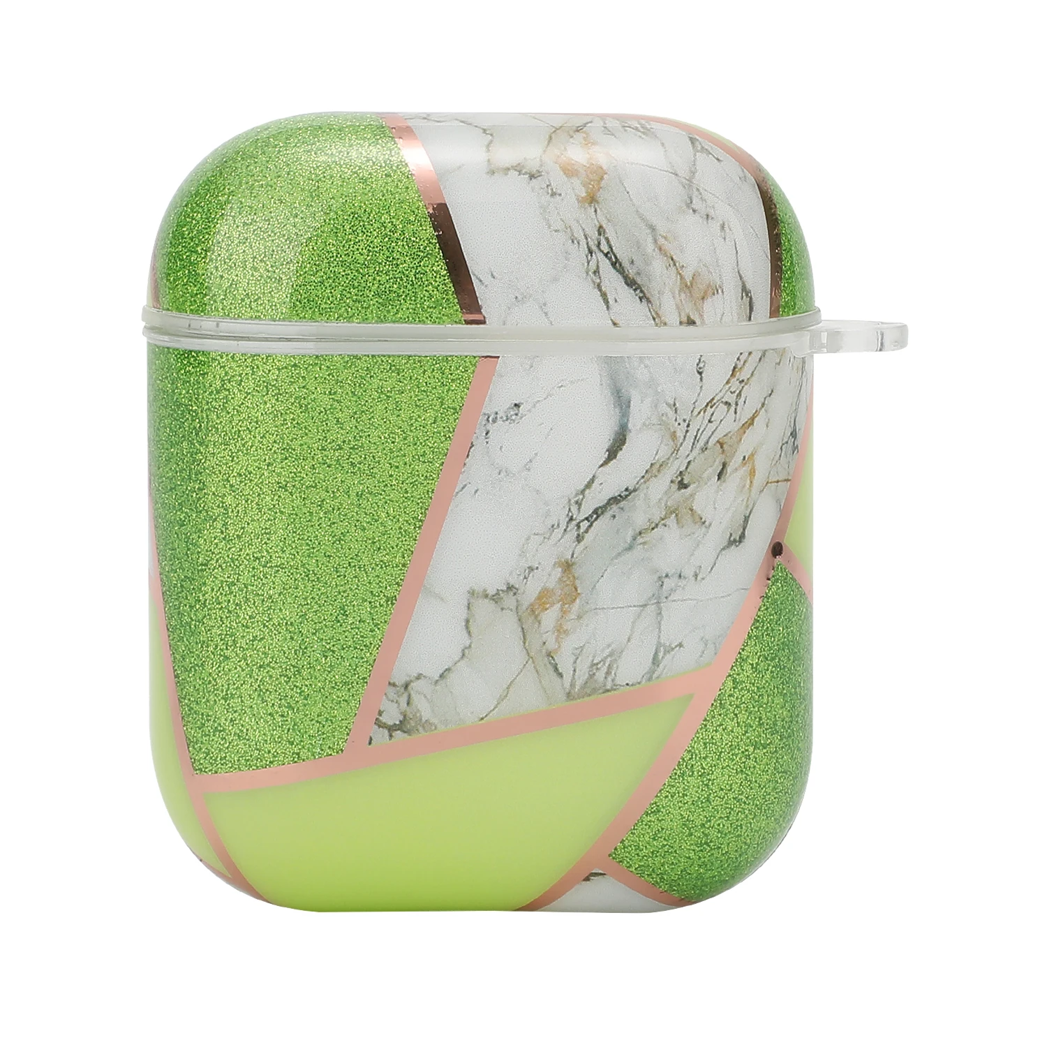 

Fashion Marble IMD Earphone Case for airpods 1/2 pro Marble Design Electroplating Full Cover Charging Headphone Case, Silver purple red pink gold black