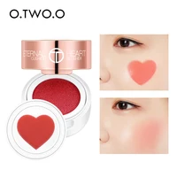 

O.TWO.O Beauty Cushion Blusher Cute Heart Stamp Cream Blush Long Lasting Blusher