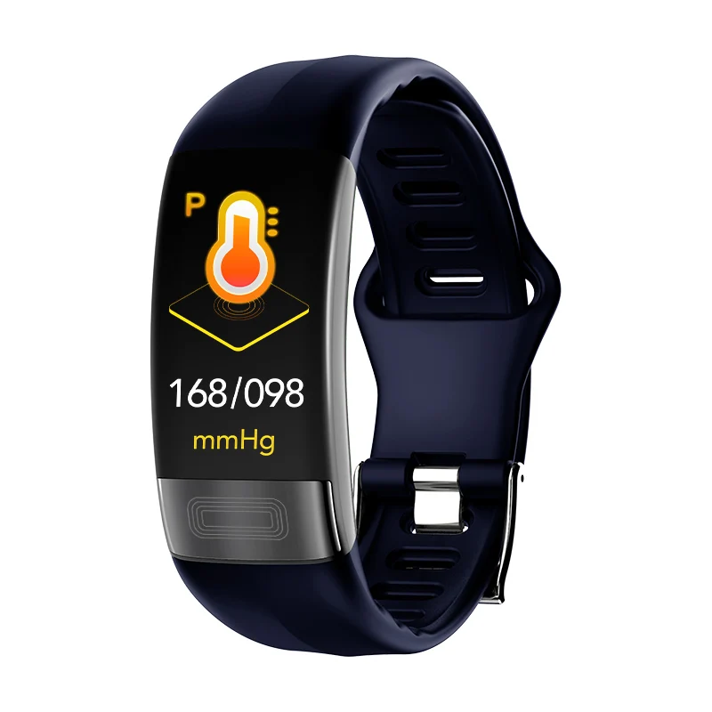 

Wholesale ECG HRV Test BT4.0 UBS direct charging 130 mAh Li Battery Free BT Smart Bracelet Smart Watch P11