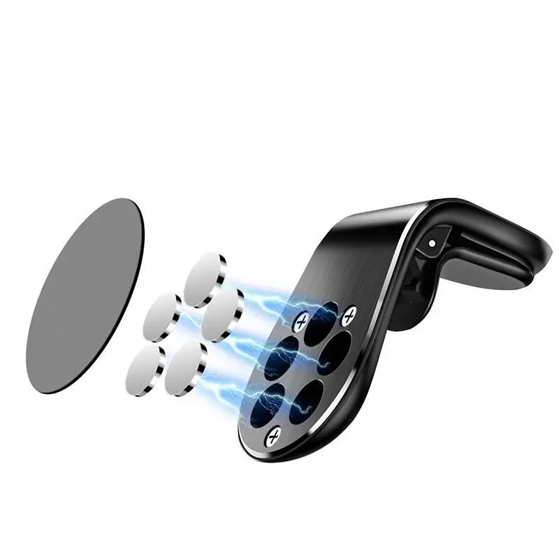 

Magnet mobile holder REKef fantasy stand for phone, Black, silver