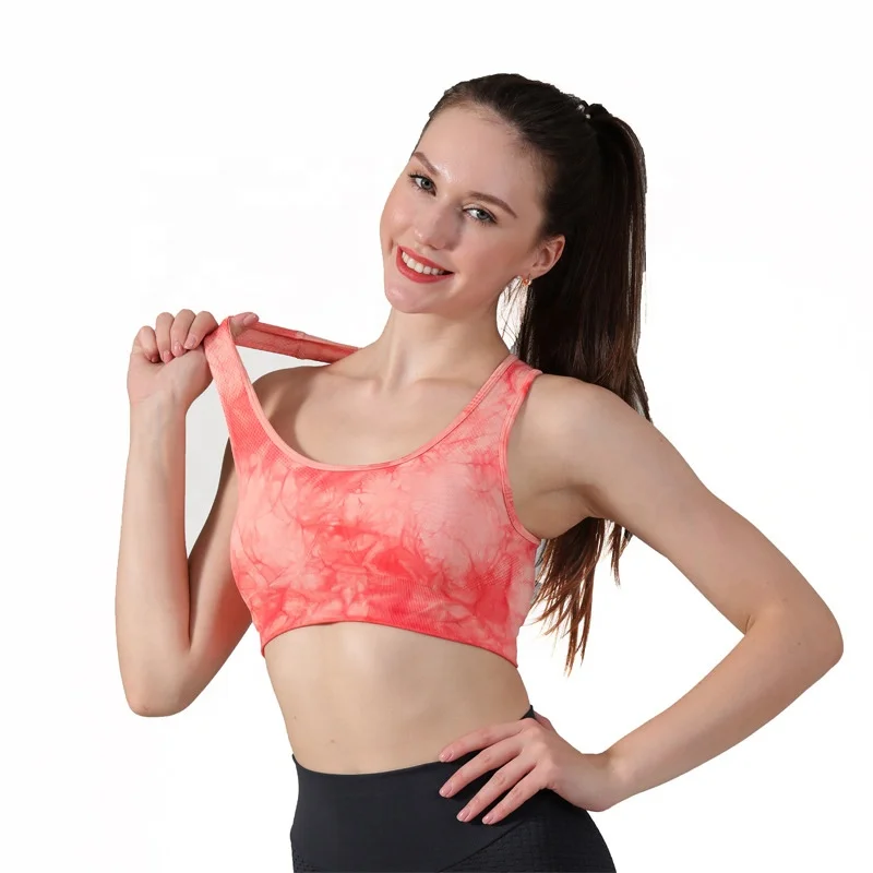 

Cheap Leisure Workout Running Beautiful Back Shockproof Fashion Custom Fitness Popular Sport Bra Womens Yoga Vest Strap Backless, Red, yellow, green, blue, black or custom color