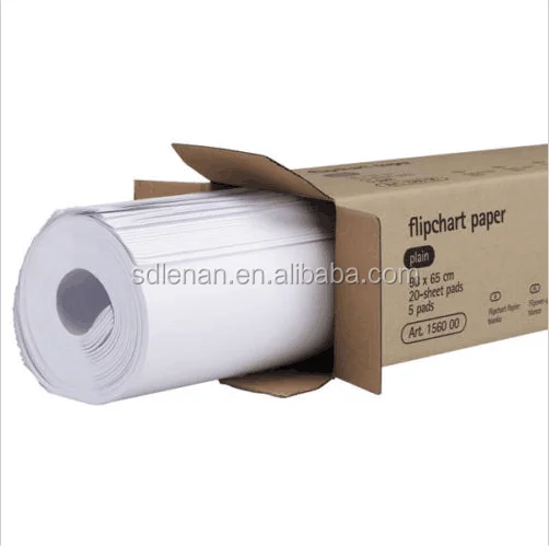 
Stationery Factory Display A1 Plain / Grid Training Whiteboard Paper Paperboard Flip Chart Paper Pad 