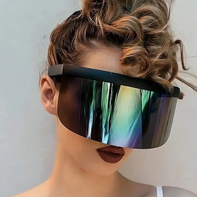 

Visor Fit Clear Lens BRAND NEW Protective Face SAFETY SHIELD Eye Cover Sunglasses