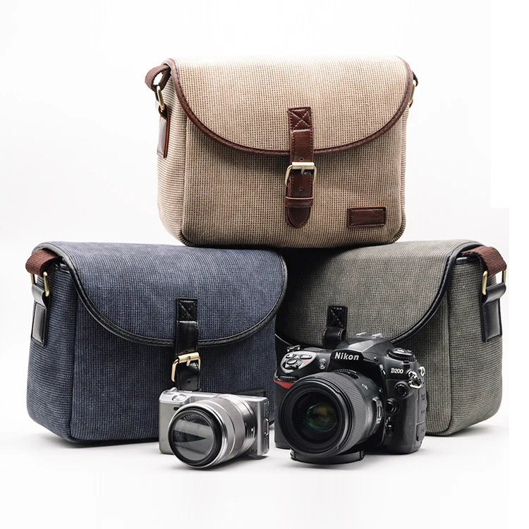 

DSLR Canvas Retro professional national geographic protect shoulder bag camera trip