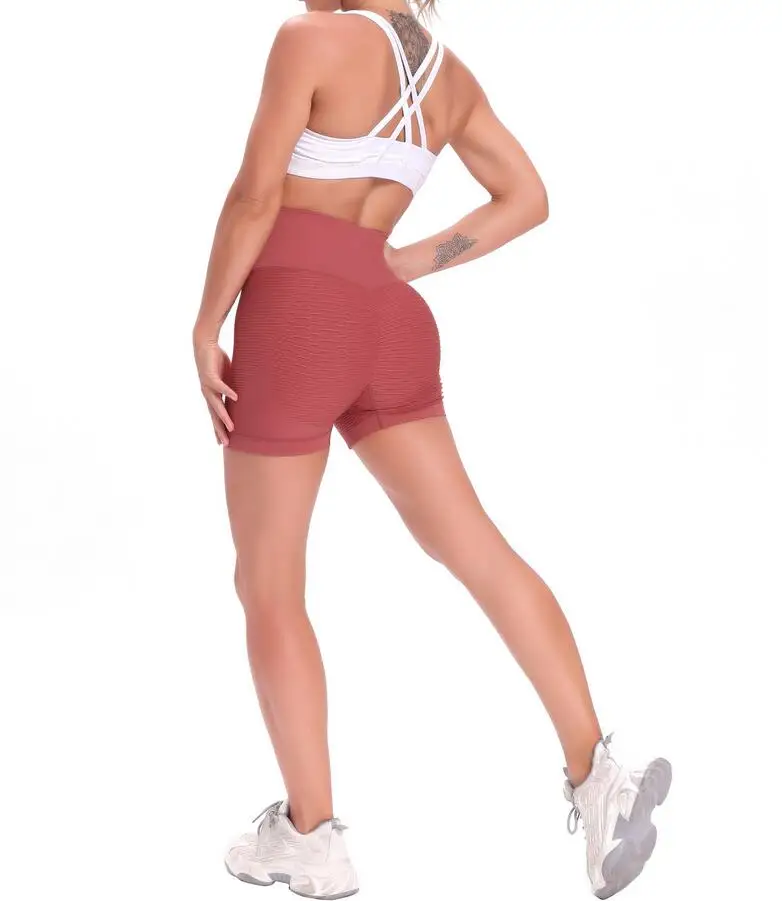 

Women Gray Nylon Seamless Contour High Waisted biker Gym Sports Wear Yoga leggings Shorts, Customized colors