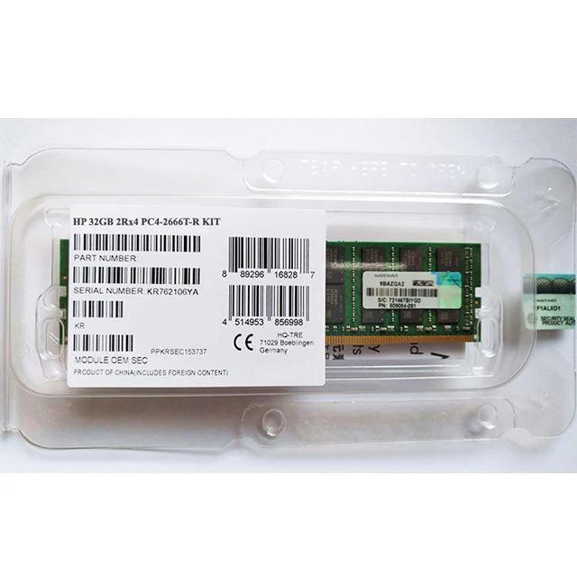 

HPE 64GB 2933mhz DDR4 Server Memory Ram Server HPE