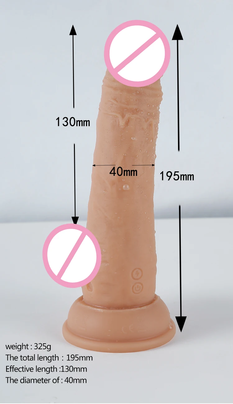 Super Huge Realistic Women with Sex Animals Penis Dildo 35mm dildo 6 speeed dildo with anuls function