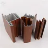 wood color finished aluminium profiles for windows Edge seal