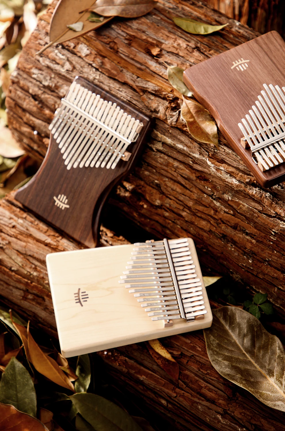 
Sapele cup shape plate kalimba 17 key thumb piano wholesale 