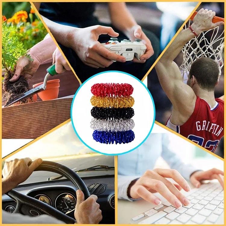 6 finger massage ring.  free shipping ready to ship blood improving circulation finger acupressure finger massager ring