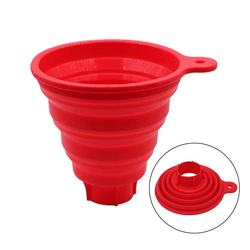 

Silicone Collapsible Funnel for Jars Foldable Large Canning Jar Funnel for Wide Mouth and Regular Jars, Customized