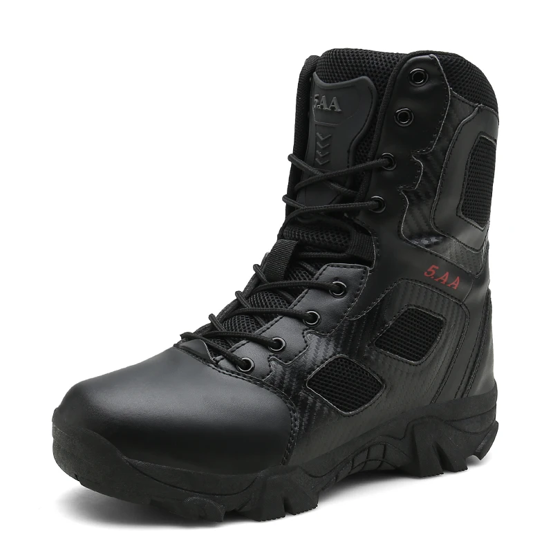 

YZ New big size Plus-size ultra-light Desert zip-gluing High tops tactical boots
