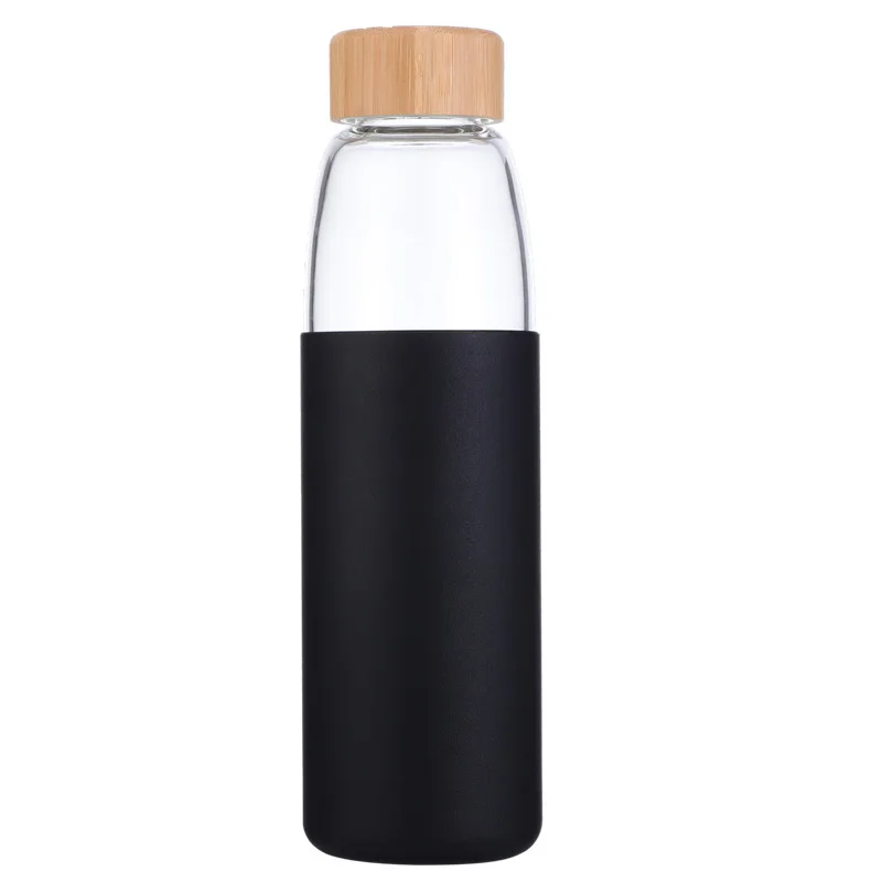 

Mikenda water bottles glass with custom logo wholesale high quality unique glass water bottle, Can be customized