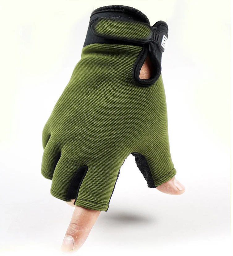

Half finger gloves fitness fishing tactics Sports Half Finger Gloves Women's Breathable