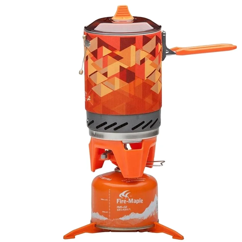 

Fire Maple X2 butane gas stove mini camping stove, Green&orange