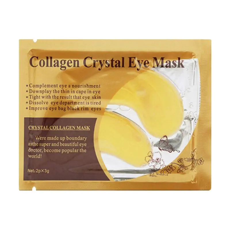 

2019 OEM/ODM Anti Aging Anti Wrinkles 24K Gold crystal collagen eye mask manufacturer from china