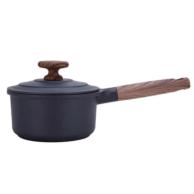 

16cm high quality milk pan Kitchen Pots Cookware Set Non Stick Deep Fry Pan Milk Pots with lid