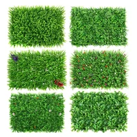 

QSLH-GWE008 Artificial Plant Decor Milan Grass Plastic Eucalyptus Grass Wall