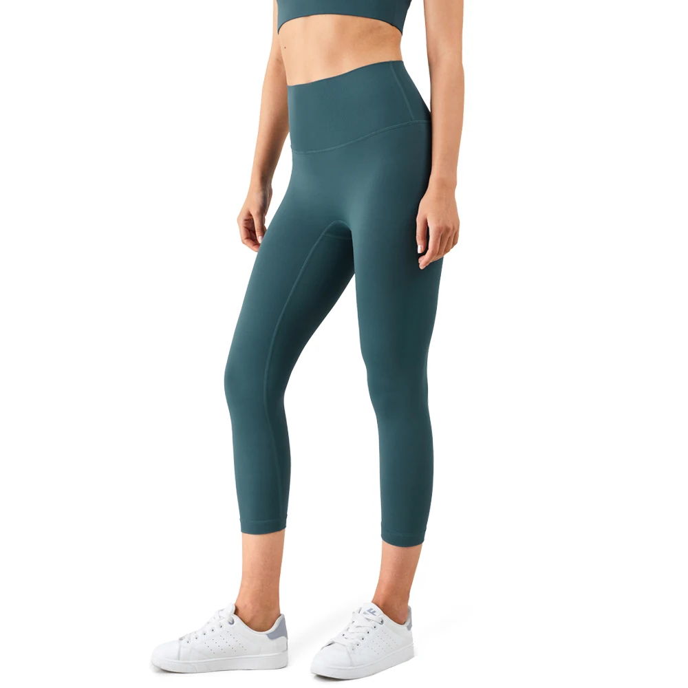 

Nuls fabric gym workout fitness wear sexy sport tummy control high waist yoga pants leggings for women with pockets