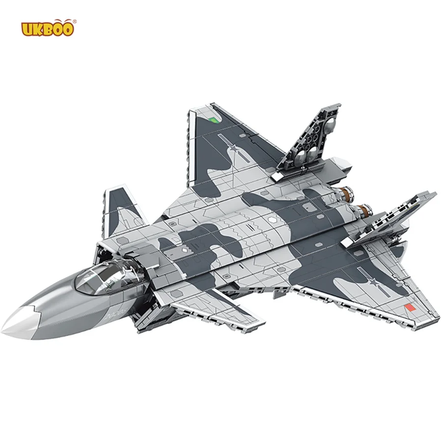 

Free Shipping UKBOO 775PCS F-20 fighter Ideas High-tech Air Force Weapons Building Blocks Bricks Assembling Birthday Gift