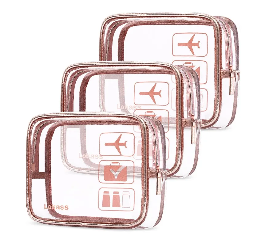 

hot sale contracted PVC fashion make up bag organizer portable transparent make up bag