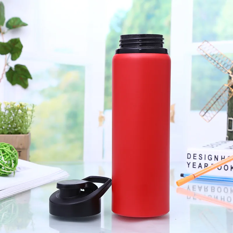 

Macuturer promotional custom aluminum water bottle metal sports water bottle with handle