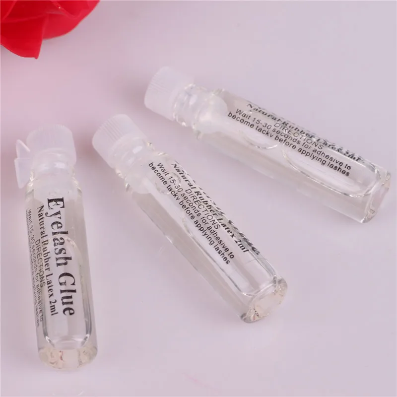 

Private Label False Eyelash Glue Transparent Glass Travel Size Eyelid Glue Stick Super Glue Makeup Tool Beauty Girl