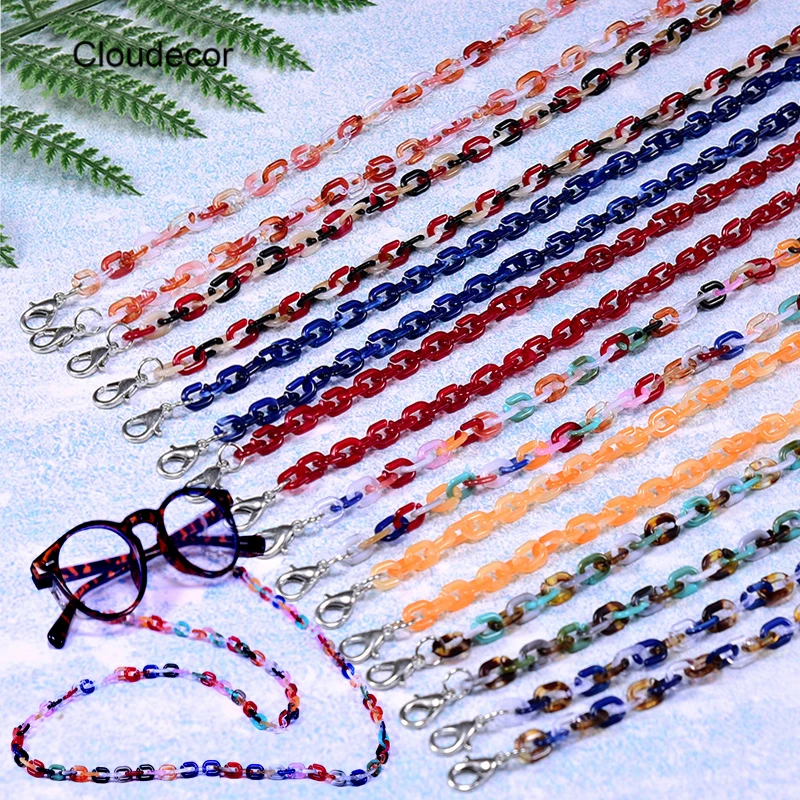 

Tiny Acrylic Sunglasses Chain Masked Holder Eyeglasses Necklace Strap For Girls Thin Eyewear Accessories Neck Chains For Glasses