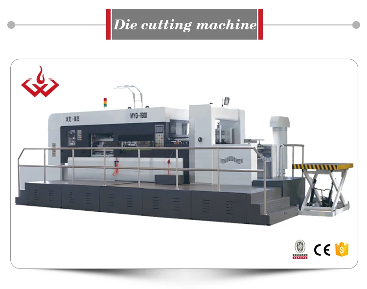 Automatic Sweet Box Platen Die Cutting Machine Flat Bed Die Cutter