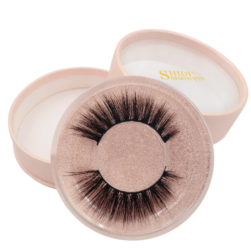 

1 Pair Box mink eyelashes vendor 3d high quality 15mm mink natural eyelash extension supplies oem private label mink eyelashes