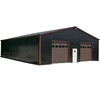 large span galvanized steel construction workshop two story wind resistant steel structure workshop