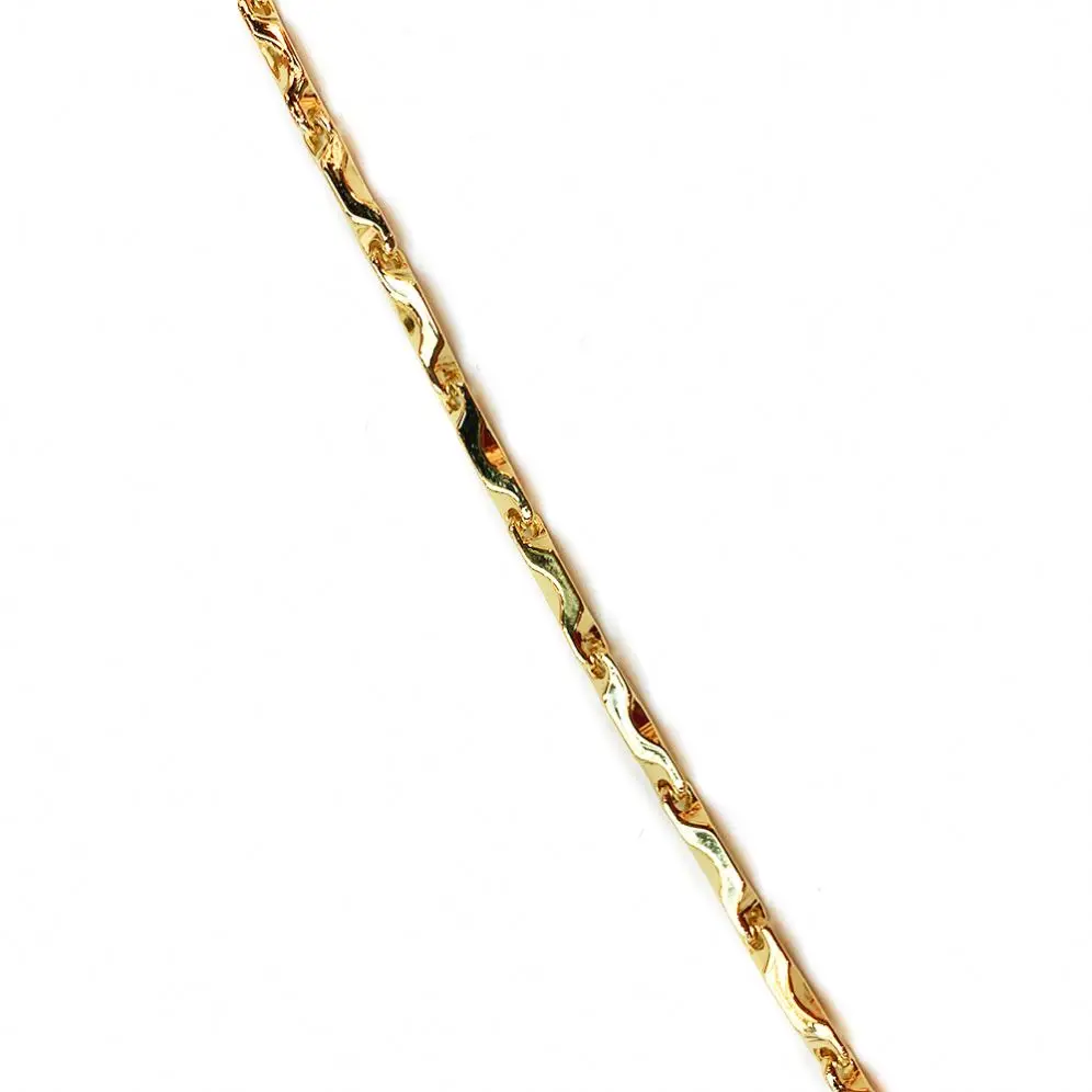 

Wholesale Luxury Necklace Copper Titanium Alloy Designer 18K Gold Plated Men Women Punk Chains, Customized color