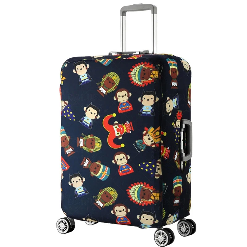 

Luggage Bag Dust Covers Custom Suitcase Cover Spandex Sublimation Luggage Cover Protector Hot Sale Travel Fabric Zipper, Customized